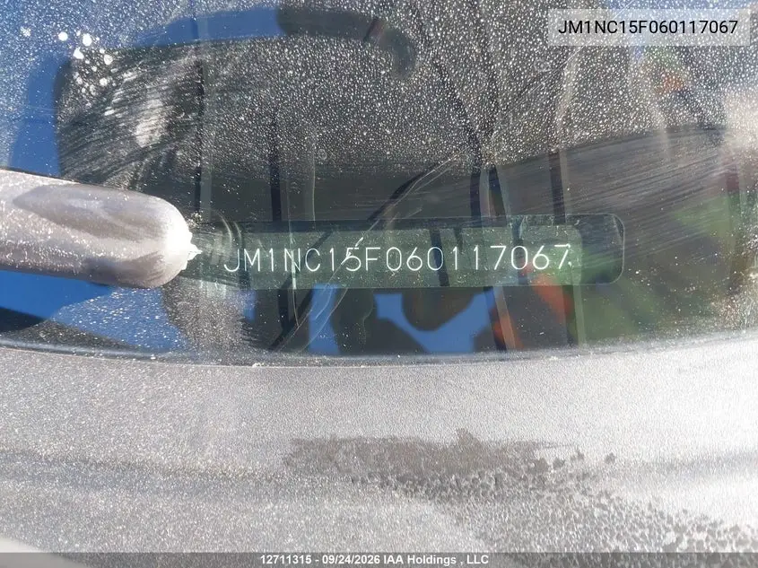 2006 MAZDA MX-5 VIN JM1NC15F060117067 — фото 18