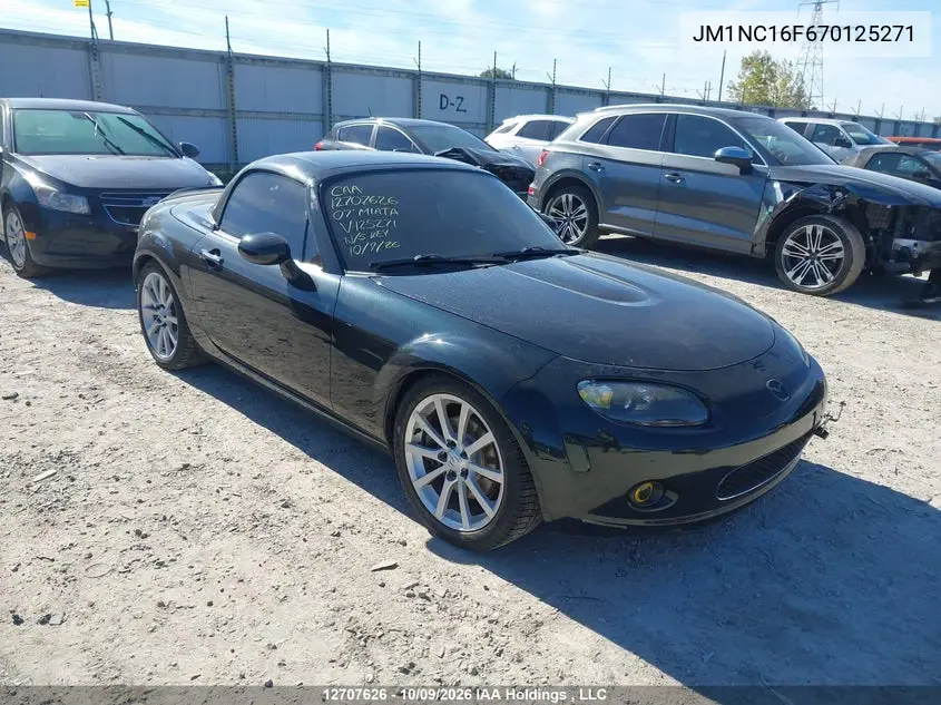 MAZDA MX-5 2007, VIN JM1NC16F670125271