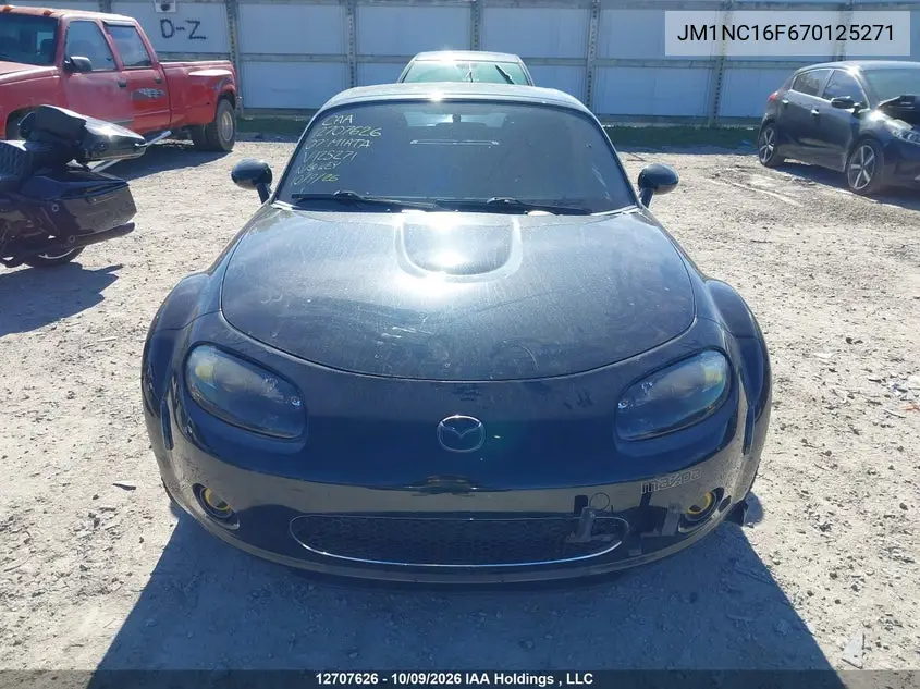 2007 MAZDA MX-5 VIN JM1NC16F670125271 — фото 12