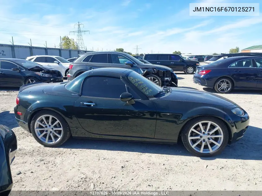 2007 MAZDA MX-5 VIN JM1NC16F670125271 — фото 13