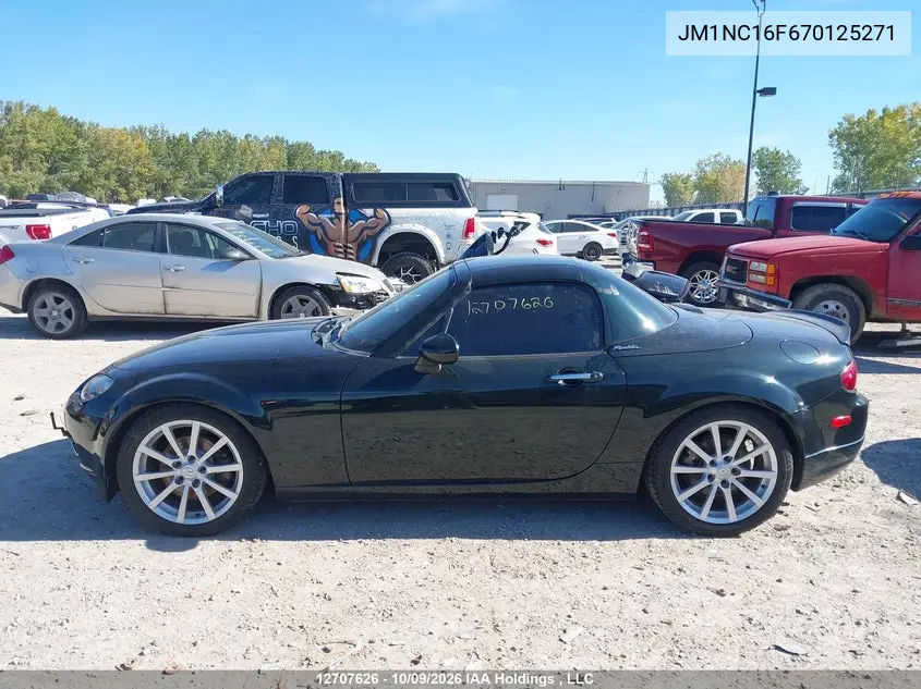 2007 MAZDA MX-5 VIN JM1NC16F670125271 — фото 14