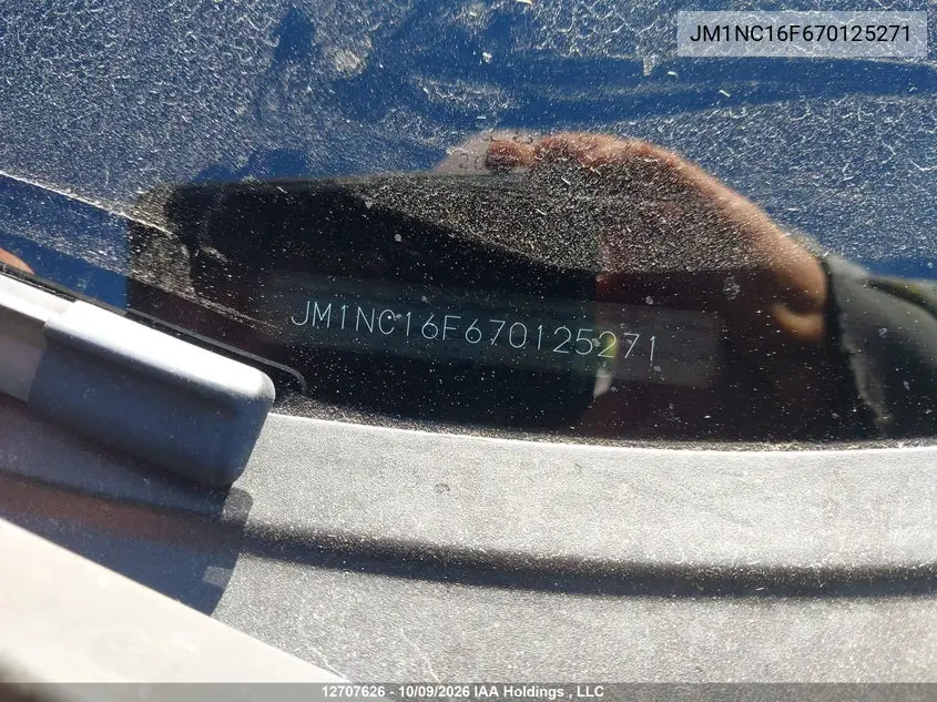 2007 MAZDA MX-5 VIN JM1NC16F670125271 — фото 17