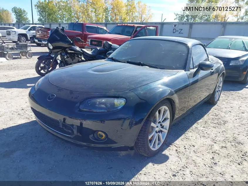 2007 MAZDA MX-5 VIN JM1NC16F670125271 — фото 6