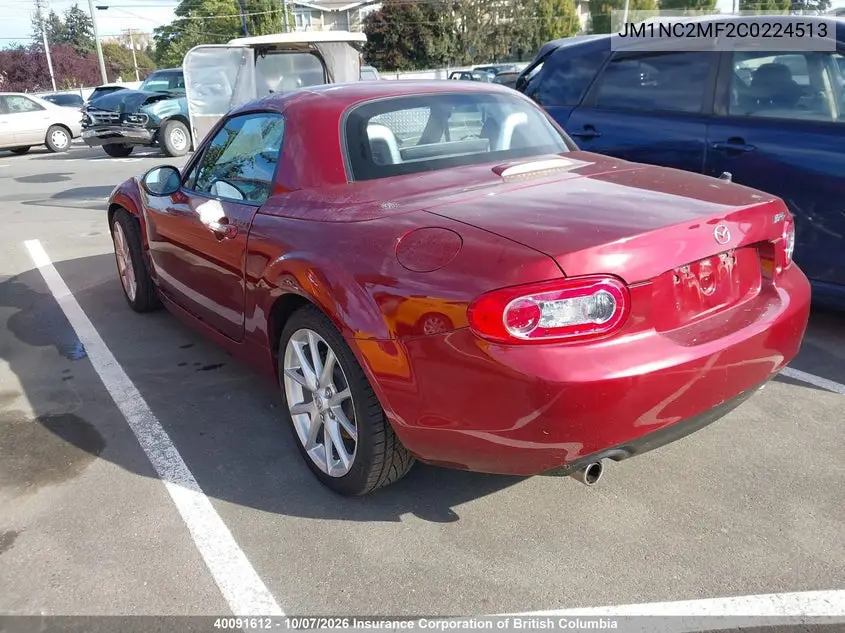 2012 MAZDA MX-5 VIN JM1NC2MF2C0224513 — фото 3
