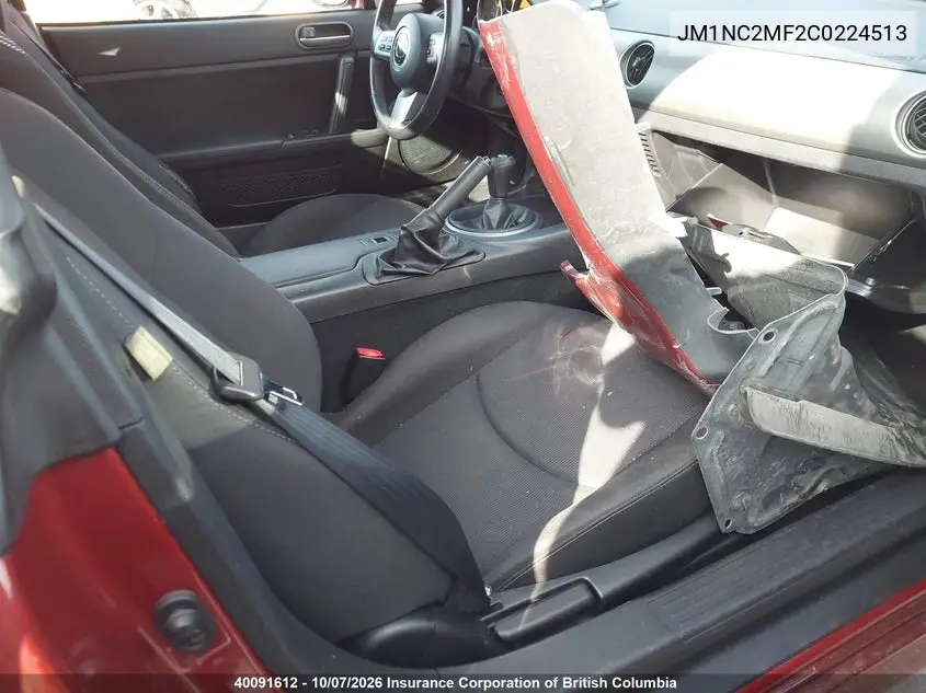 2012 MAZDA MX-5 VIN JM1NC2MF2C0224513 — фото 5