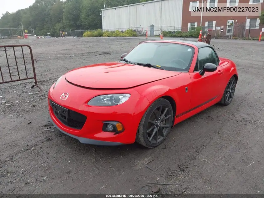2013 MAZDA MX-5 VIN JM1NC2MF9D0227023 — фото 2