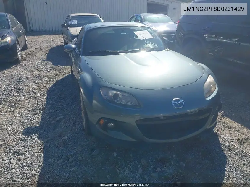 MAZDA MX-5 2013, VIN JM1NC2PF8D0231429