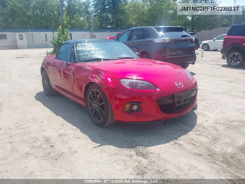 MAZDA MX-5 2015, VIN JM1NC2PF1F0238337