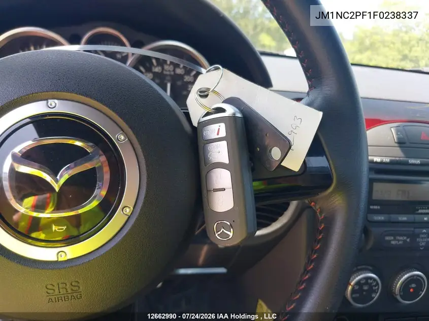2015 MAZDA MX-5 VIN JM1NC2PF1F0238337 — фото 11
