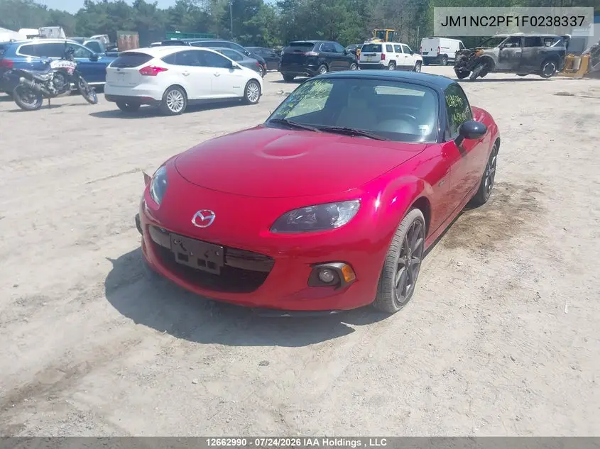2015 MAZDA MX-5 VIN JM1NC2PF1F0238337 — фото 2