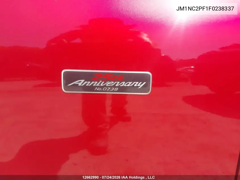 2015 MAZDA MX-5 VIN JM1NC2PF1F0238337 — фото 21