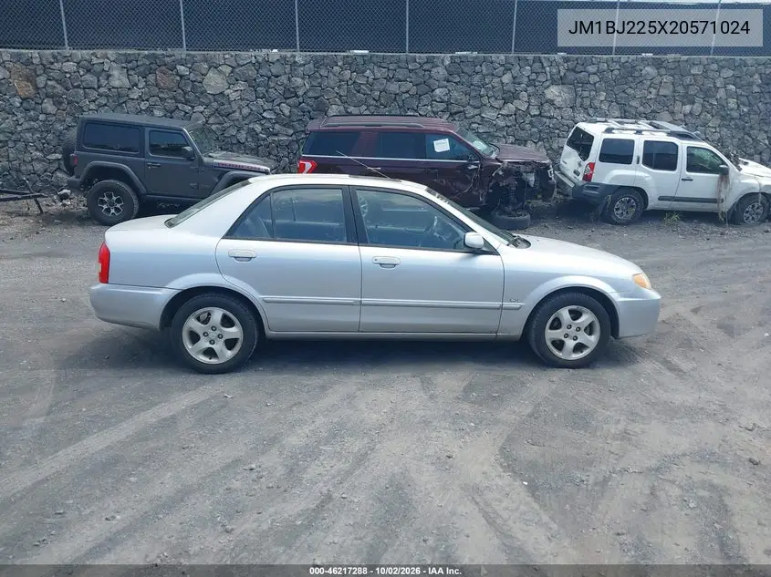 2002 MAZDA PROTEGE VIN JM1BJ225X20571024 — фото 13