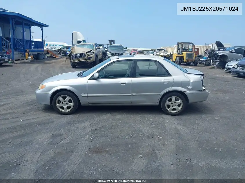 2002 MAZDA PROTEGE VIN JM1BJ225X20571024 — фото 14
