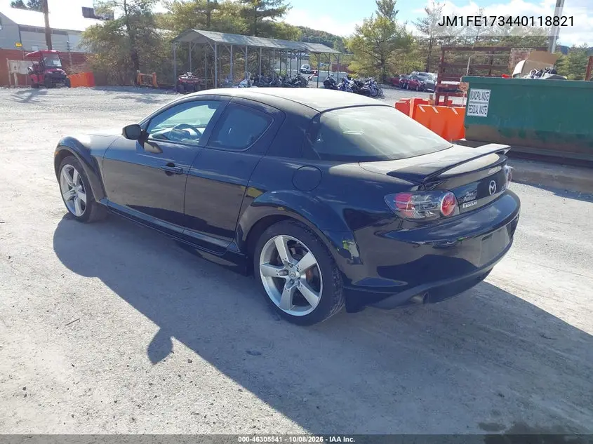 2004 MAZDA RX-8 VIN JM1FE173440118821 — фото 3
