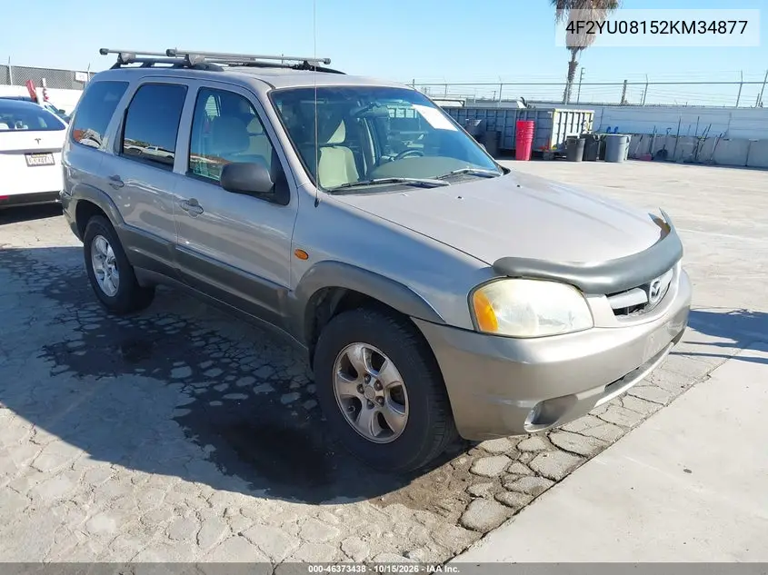 MAZDA TRIBUTE 2002, VIN 4F2YU08152KM34877