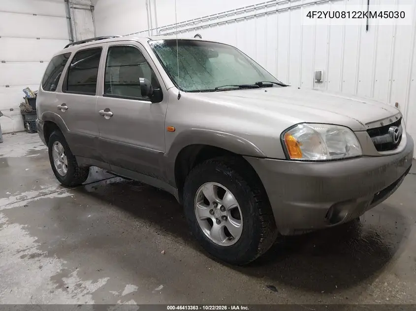 MAZDA TRIBUTE 2002, VIN 4F2YU08122KM45030