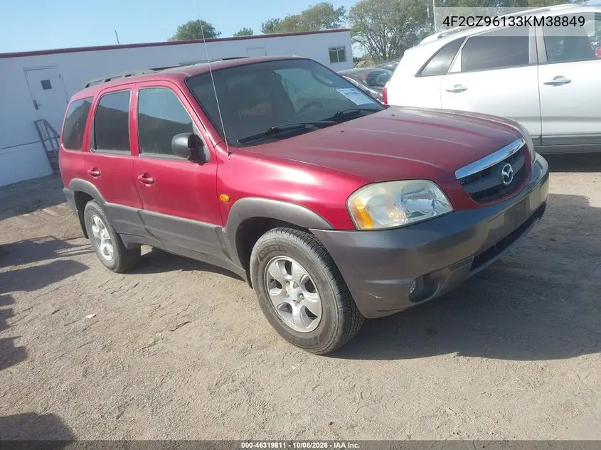 MAZDA TRIBUTE 2003, VIN 4F2CZ96133KM38849