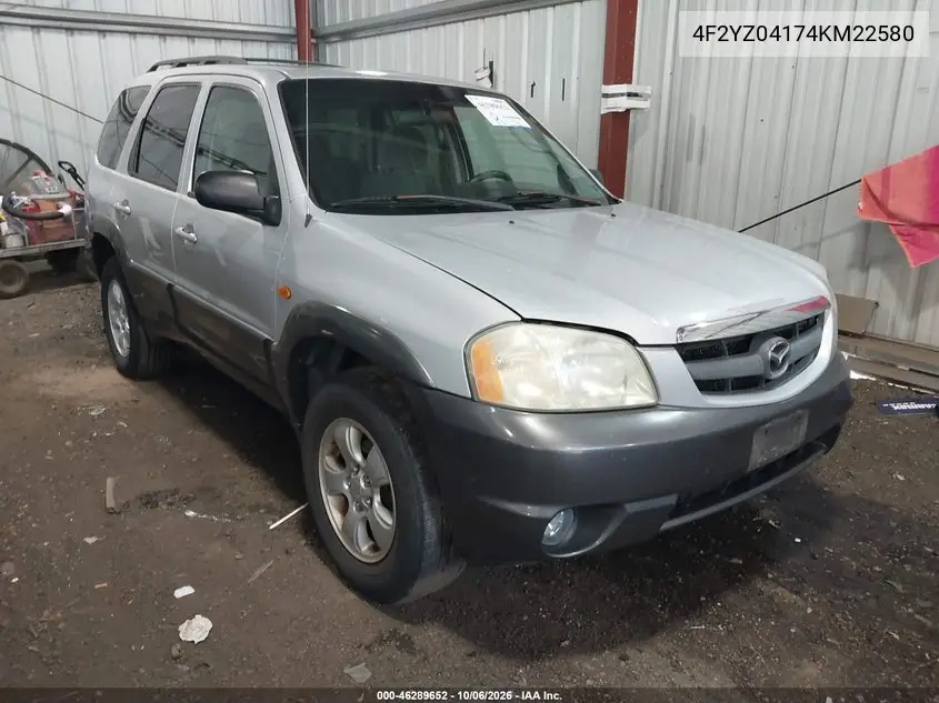 MAZDA TRIBUTE 2004, VIN 4F2YZ04174KM22580