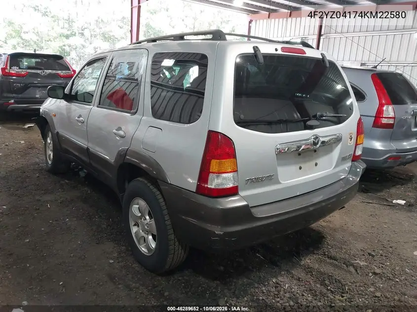 2004 MAZDA TRIBUTE VIN 4F2YZ04174KM22580 — фото 3