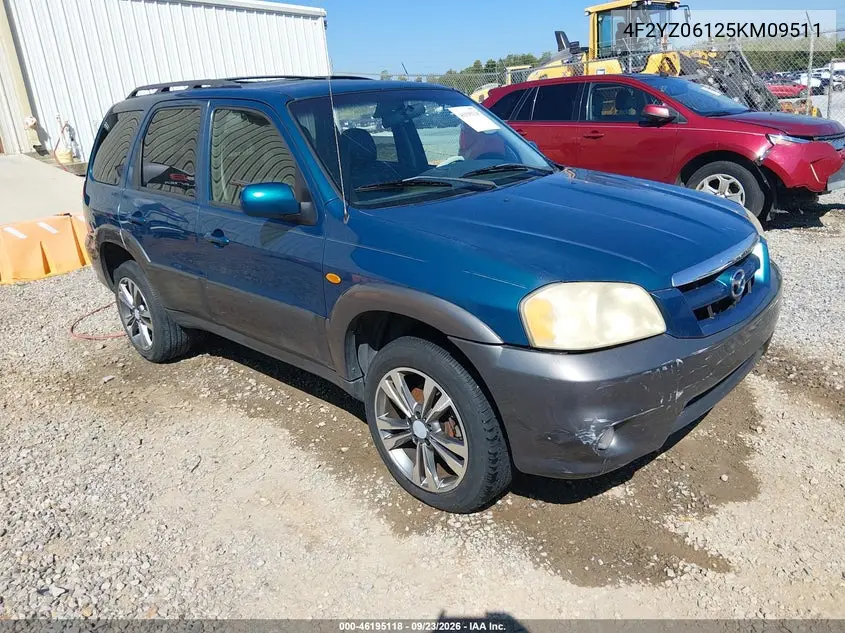 MAZDA TRIBUTE 2005, VIN 4F2YZ06125KM09511