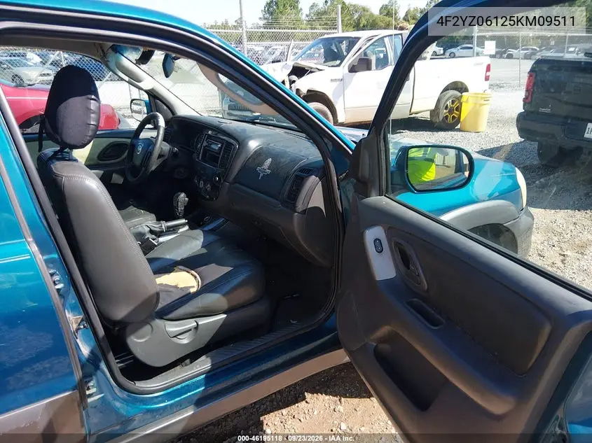 2005 MAZDA TRIBUTE VIN 4F2YZ06125KM09511 — фото 5