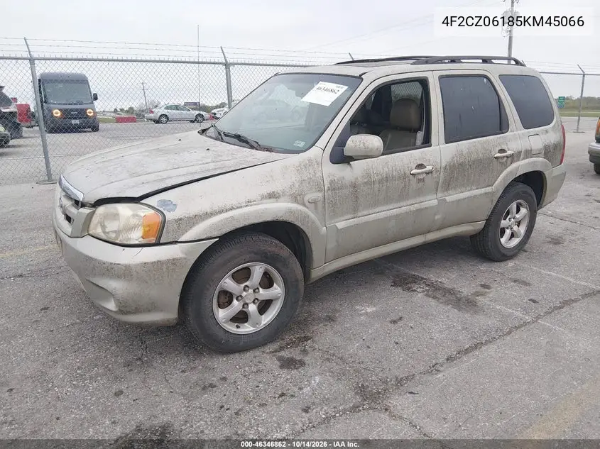 2005 MAZDA TRIBUTE VIN 4F2CZ06185KM45066 — фото 2
