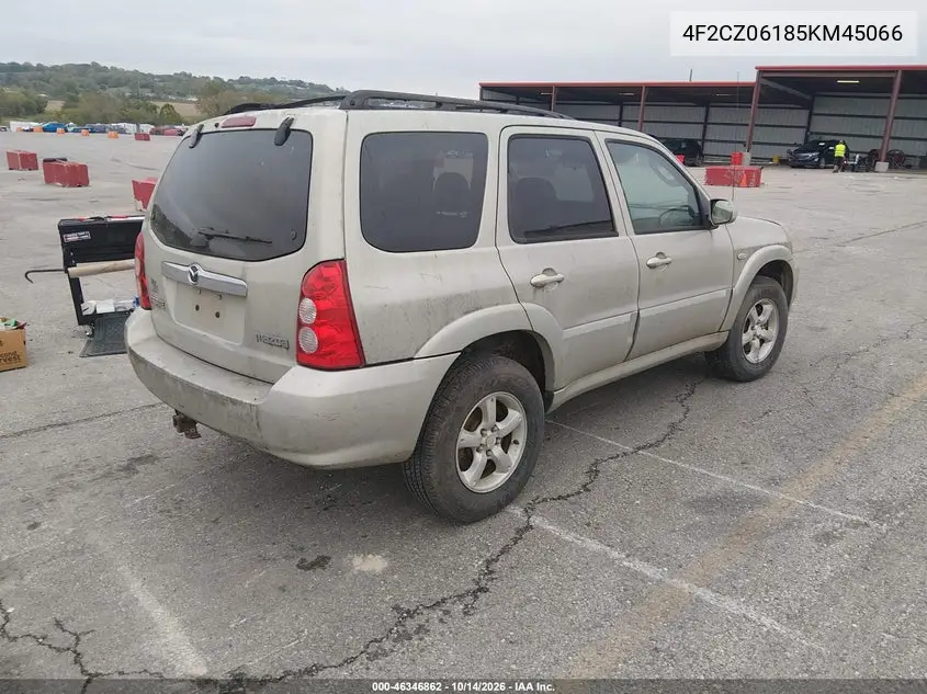 2005 MAZDA TRIBUTE VIN 4F2CZ06185KM45066 — фото 4