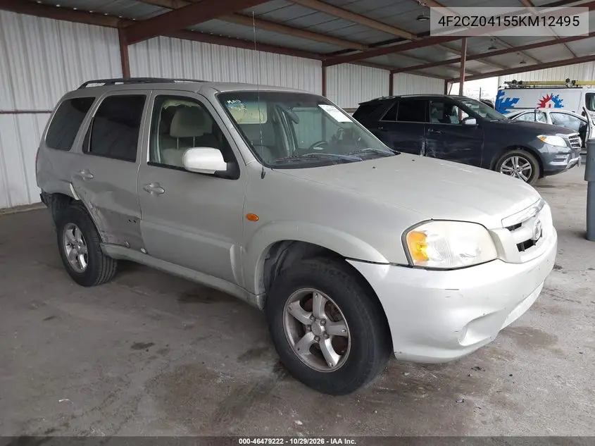 MAZDA TRIBUTE 2005, VIN 4F2CZ04155KM12495