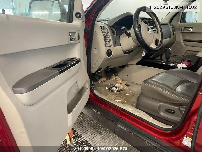 2008 MAZDA TRIBUTE VIN 4F2CZ96108KM11602 — фото 5