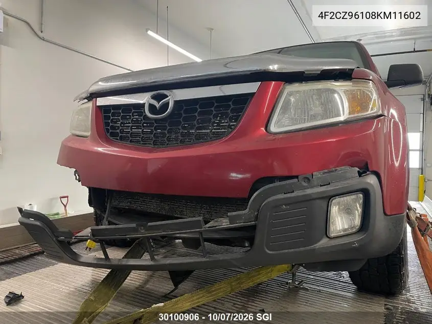 2008 MAZDA TRIBUTE VIN 4F2CZ96108KM11602 — фото 6