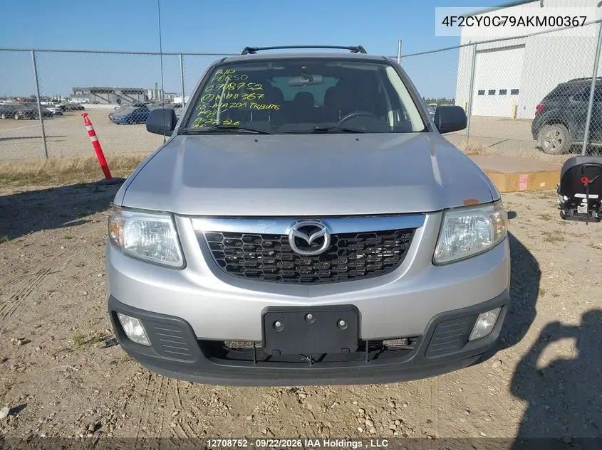 2010 MAZDA TRIBUTE VIN 4F2CY0C79AKM00367 — фото 12