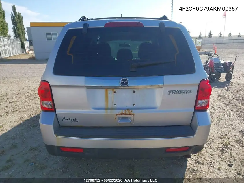 2010 MAZDA TRIBUTE VIN 4F2CY0C79AKM00367 — фото 16