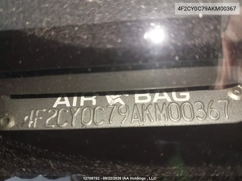 2010 MAZDA TRIBUTE VIN 4F2CY0C79AKM00367 — фото 19