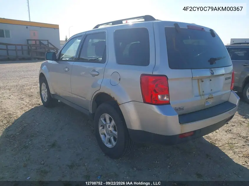 2010 MAZDA TRIBUTE VIN 4F2CY0C79AKM00367 — фото 3