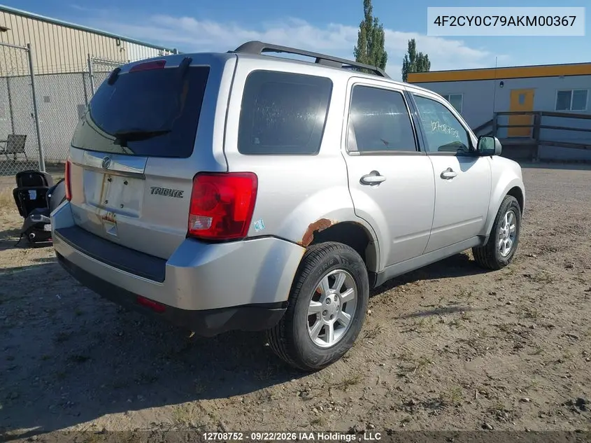 2010 MAZDA TRIBUTE VIN 4F2CY0C79AKM00367 — фото 4
