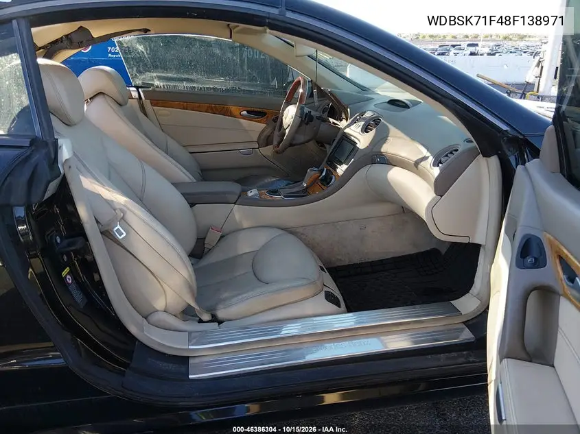 2008 MERCEDES SL-KLASSE VIN WDBSK71F48F138971 — фото 5
