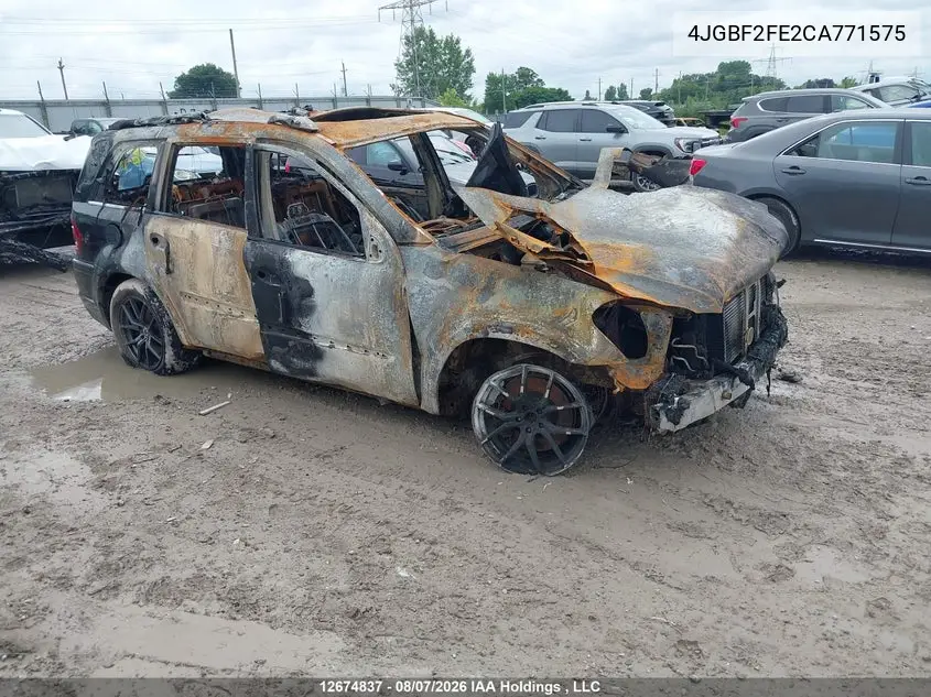 MERCEDES GL-KLASSE 2012, VIN 4JGBF2FE2CA771575
