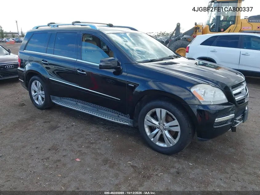 MERCEDES GL-KLASSE 2012, VIN 4JGBF2FE1CA800337