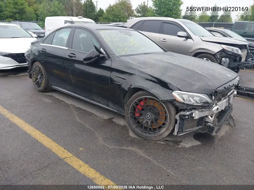MERCEDES C-KLASSE 2017, VIN 55SWF8HB8HU220169