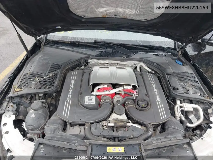 2017 MERCEDES C-KLASSE VIN 55SWF8HB8HU220169 — фото 10