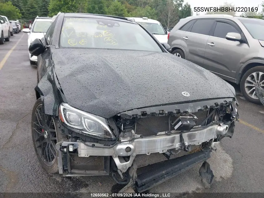 2017 MERCEDES C-KLASSE VIN 55SWF8HB8HU220169 — фото 12