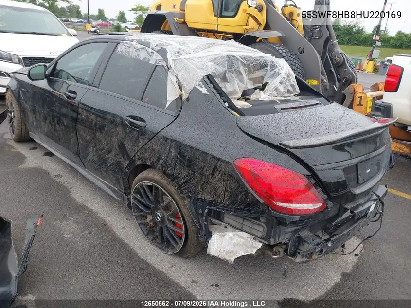 2017 MERCEDES C-KLASSE VIN 55SWF8HB8HU220169 — фото 3