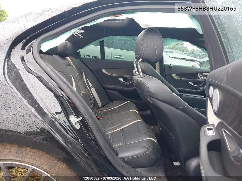 2017 MERCEDES C-KLASSE VIN 55SWF8HB8HU220169 — фото 8