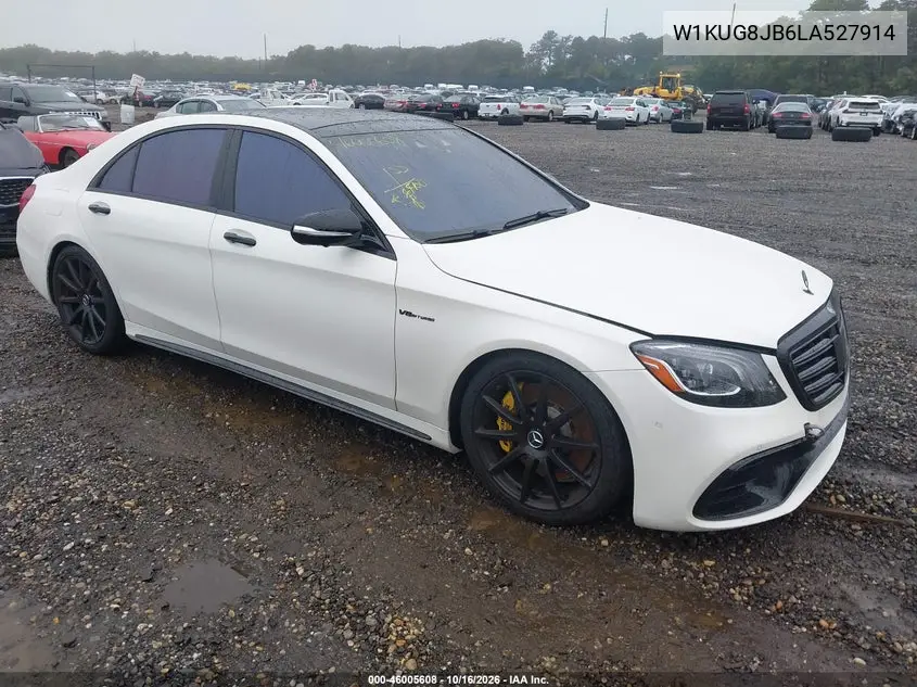 MERCEDES S-KLASSE 2020, VIN W1KUG8JB6LA527914