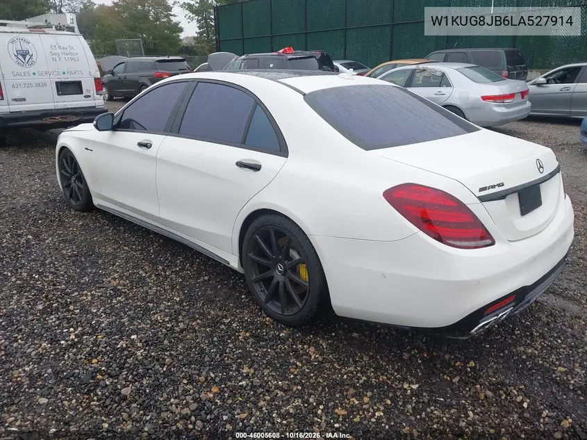 2020 MERCEDES S-KLASSE VIN W1KUG8JB6LA527914 — фото 3