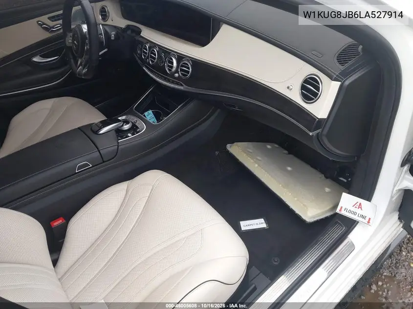 2020 MERCEDES S-KLASSE VIN W1KUG8JB6LA527914 — фото 5