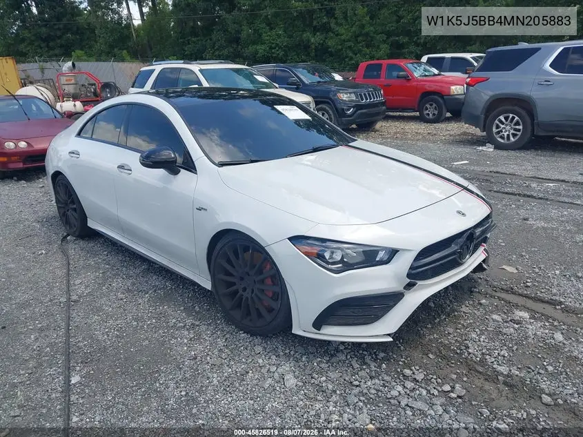 MERCEDES CLA-KLASSE 2021, VIN W1K5J5BB4MN205883