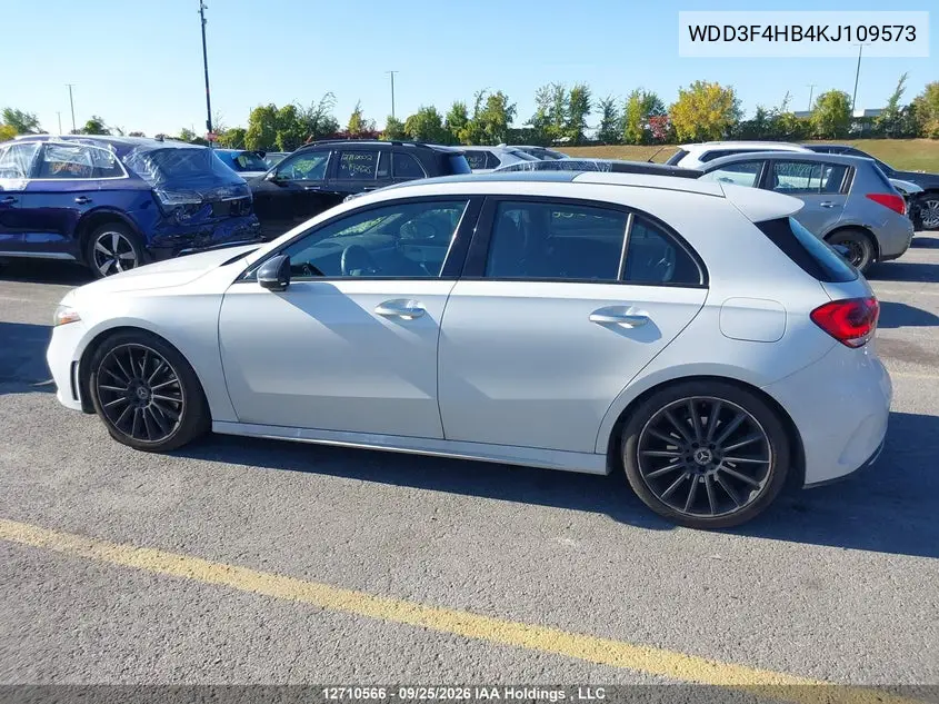 2019 MERCEDES A-KLASSE VIN WDD3F4HB4KJ109573 — фото 14
