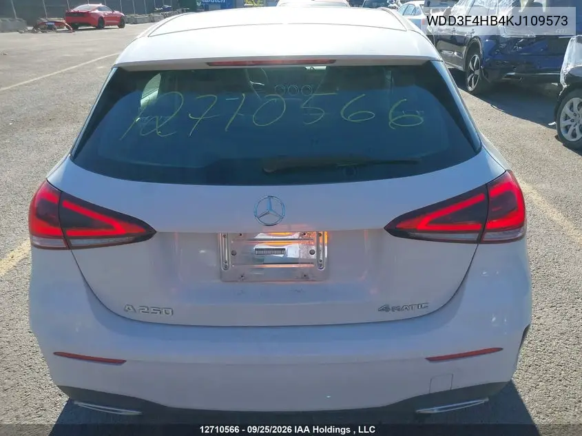 2019 MERCEDES A-KLASSE VIN WDD3F4HB4KJ109573 — фото 16