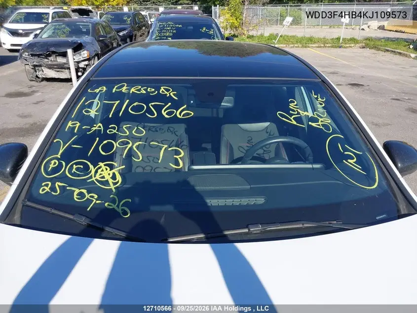 2019 MERCEDES A-KLASSE VIN WDD3F4HB4KJ109573 — фото 17